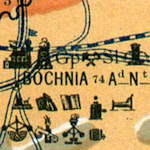 Statistical Map of Galicia and Bukovina 1878