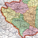 Administrative Map of the Ukrainian Soviet Socialist Republic (UkSSR) 1940