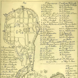 Kraków and Kazimierz General Map before 1813