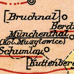 Map of the German Settlements of Galicia 1913