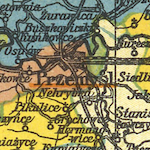 Polish Population Density Map of Galicia 1910